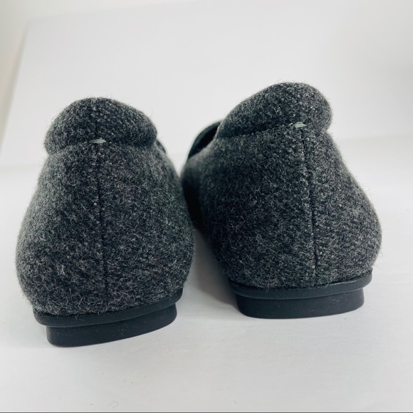 New Prada Loafers Wool Flats Gray Shoes US 5.5 - Picture 8 of 10